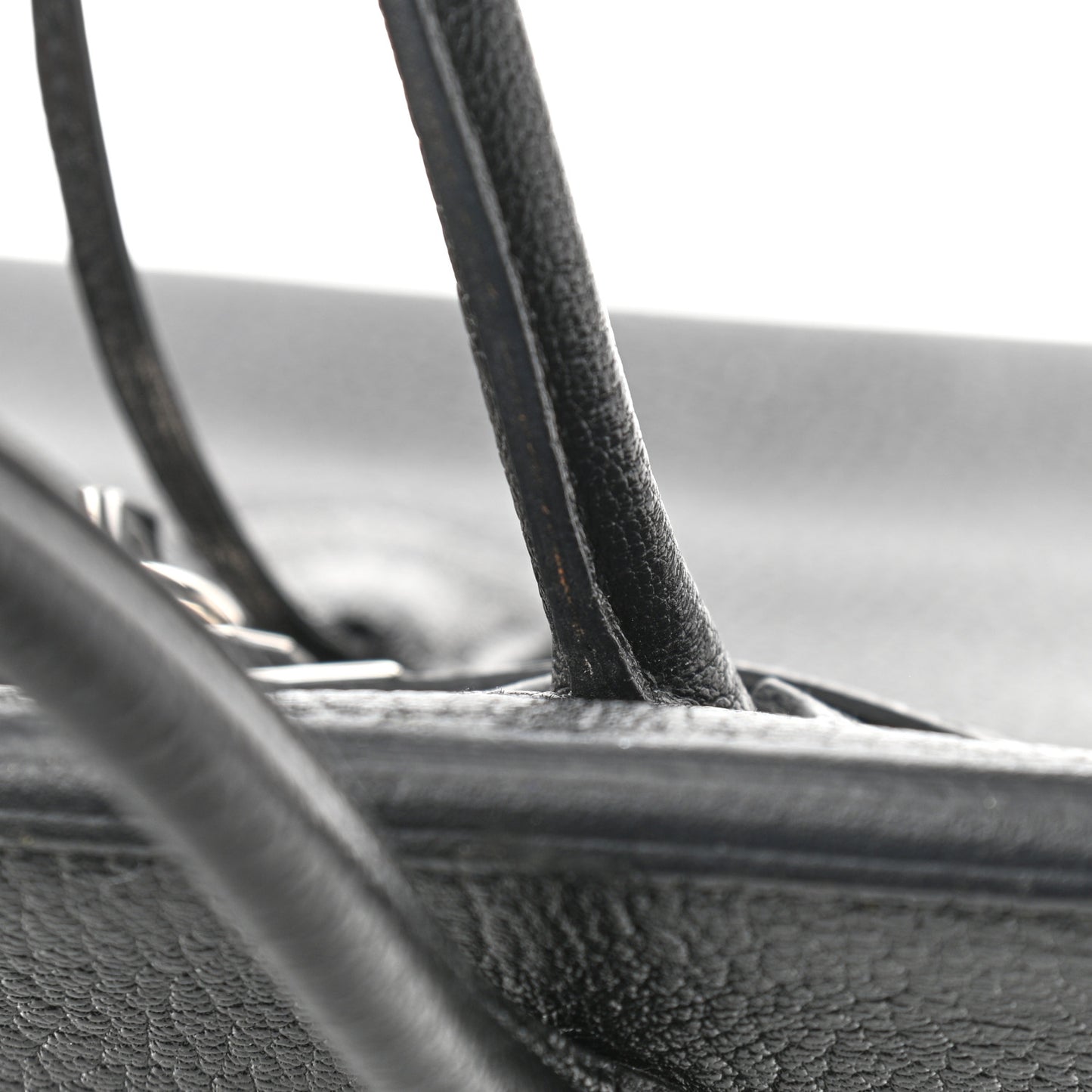 Chevre de Coromandel HAC Birkin 32 Black