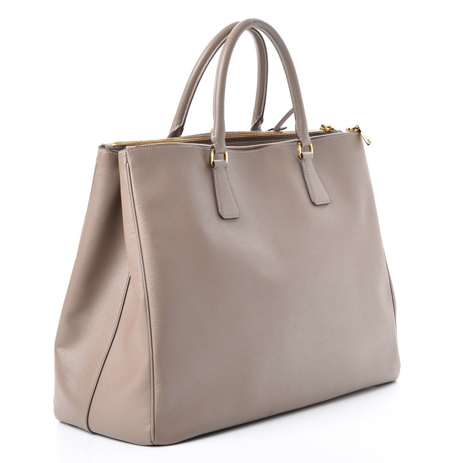 Prada Saffiano Lux Extra Large Galleria Double Zip Tote Argilla 3 of 13