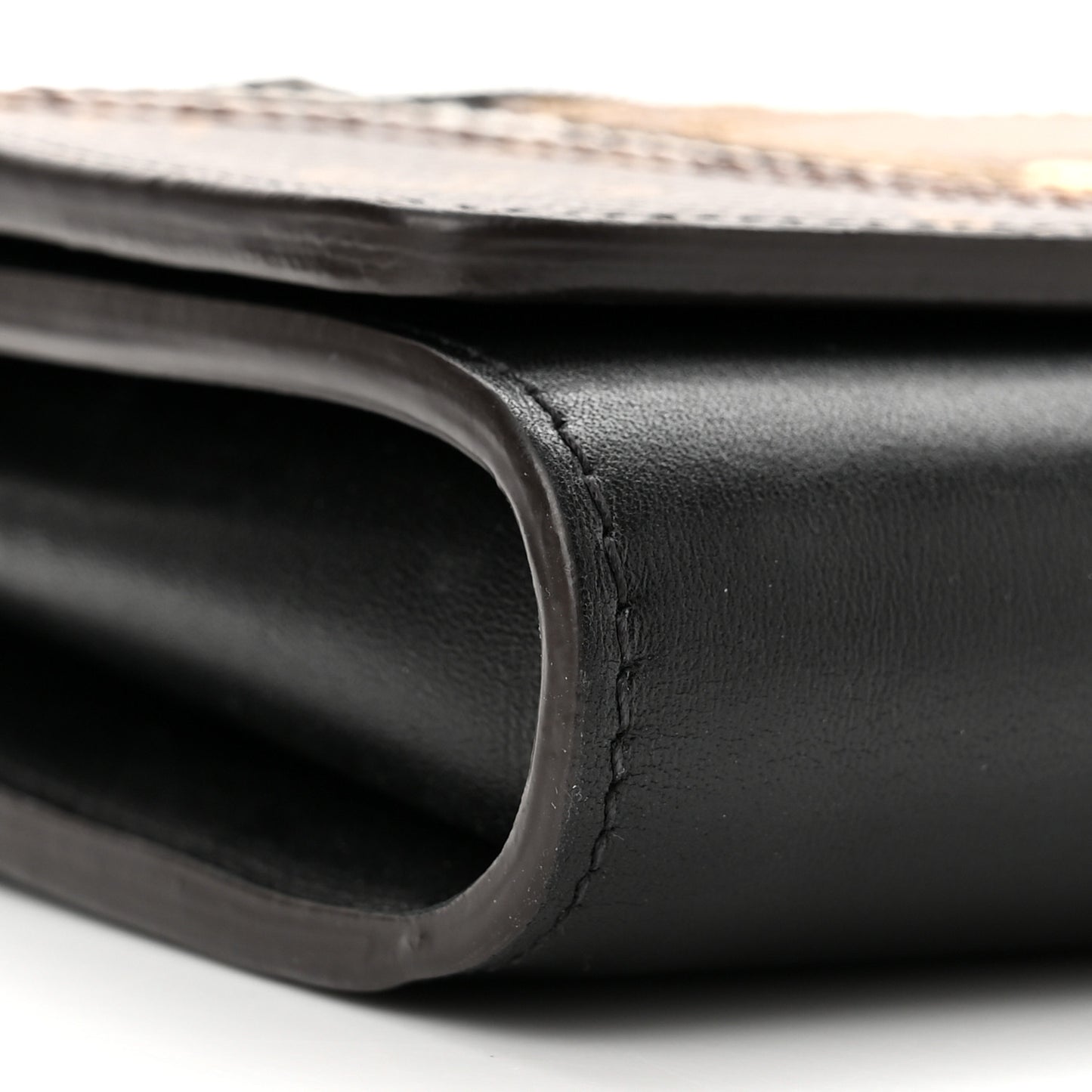 Veau Satin Monogram Twist Chain Wallet
