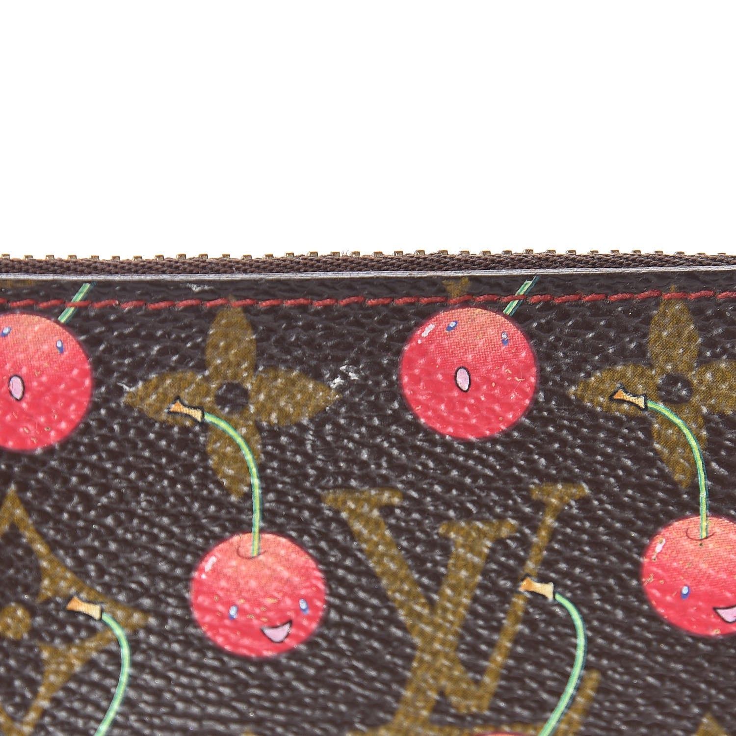 Louis Vuitton Monogram Cerises Key Pouch 7 of 9