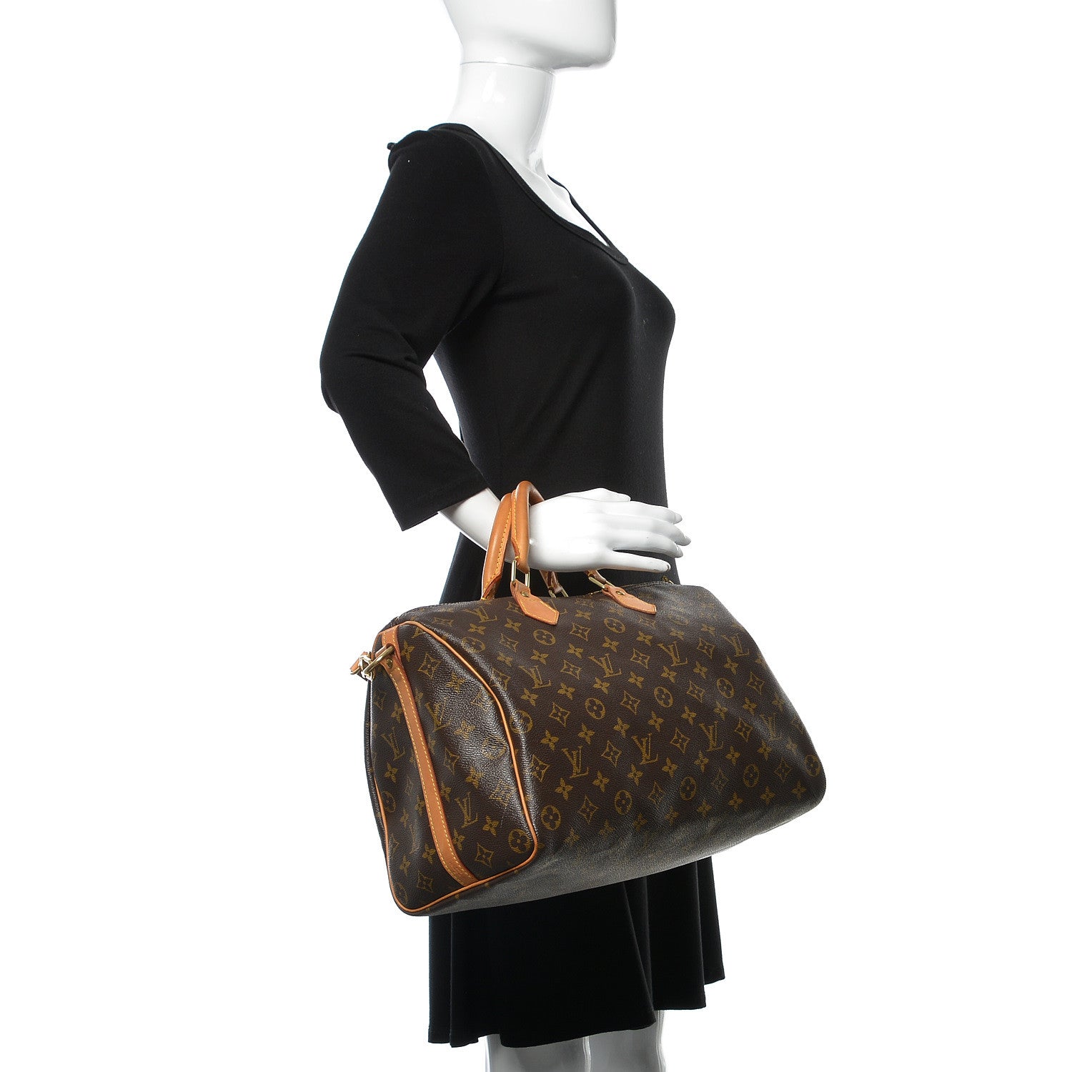 Louis Vuitton Monogram Speedy Bandouliere 35 2 of 20