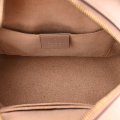 Gucci Calfskin Matelasse GG Marmont Dome Backpack Porcelain Rose 5 of 13