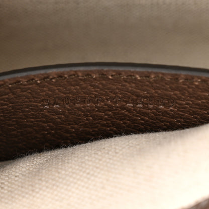 Gucci Monogram Jumbo GG Textured Dollar Calfskin Web Mini Horsebit 1955 Shoulder Bag Camel Ebony New Acero 8 of 11
