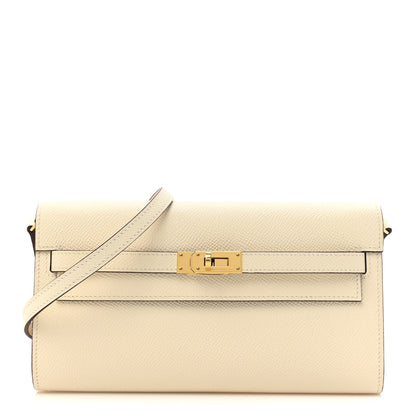 Hermes Epsom Verso Kelly Wallet To Go Nata Sesame 1 of 10
