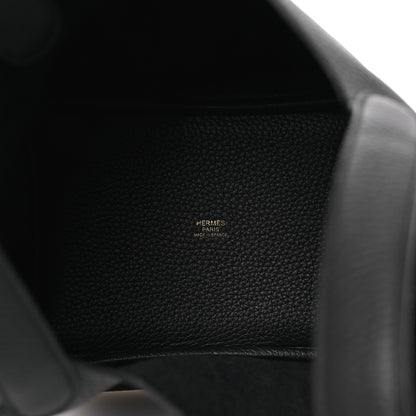Hermes Taurillon Clemence Picotin Lock 18 PM Black 5 of 13