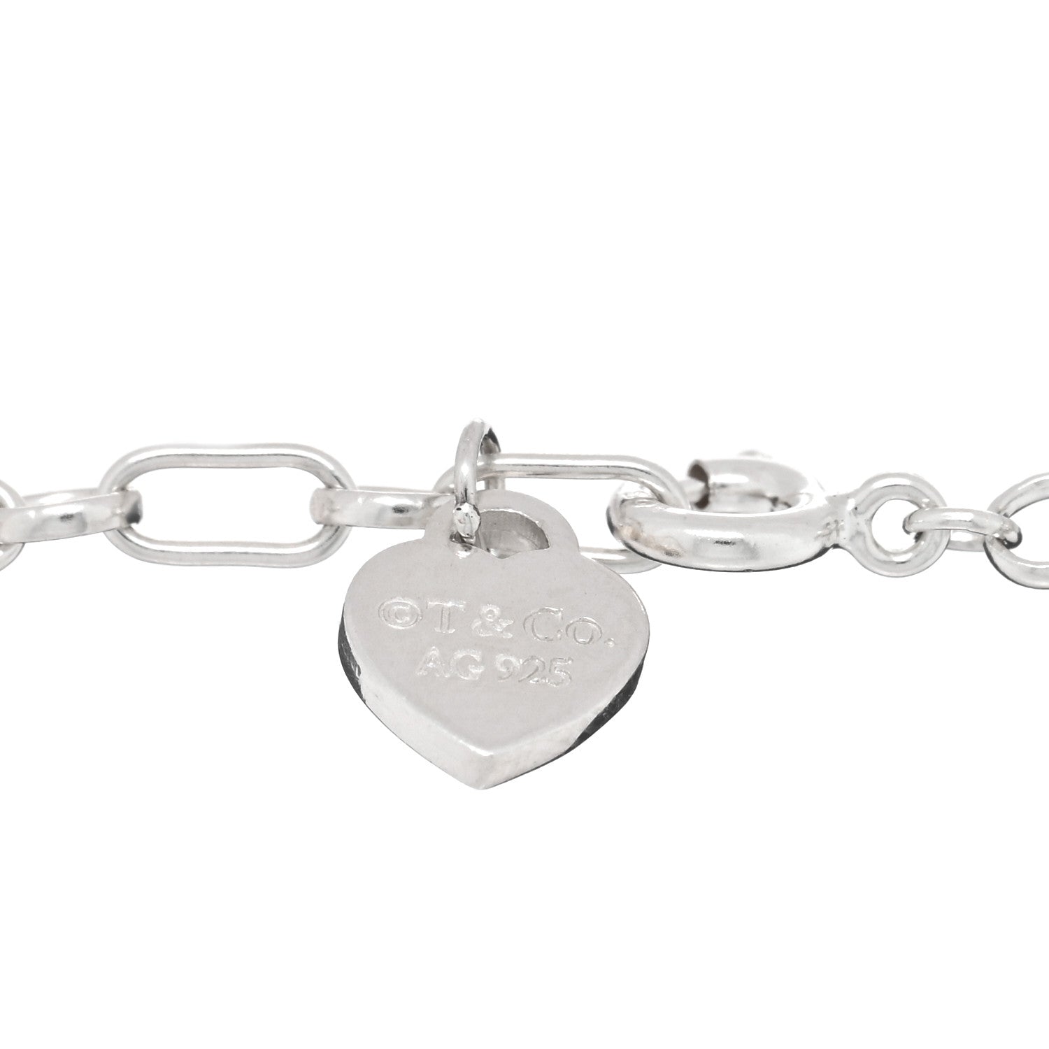 Tiffany Sterling Silver Enamel Love Notes Logo Charm Bracelet Blue 3 of 3