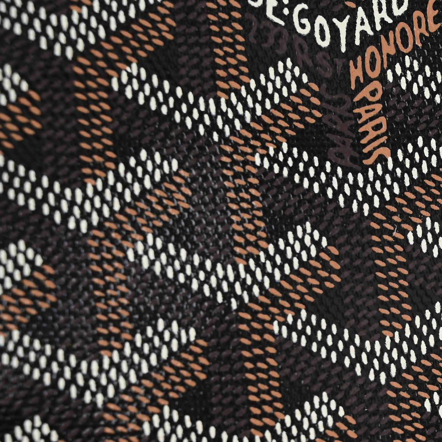 Goyardine Pouch Black Gold