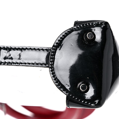 Christian Dior PVC Lady Dior Black Red 15 of 24