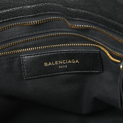 Balenciaga Chevre Gold Metallic Edge Hardware City Black 5 of 9