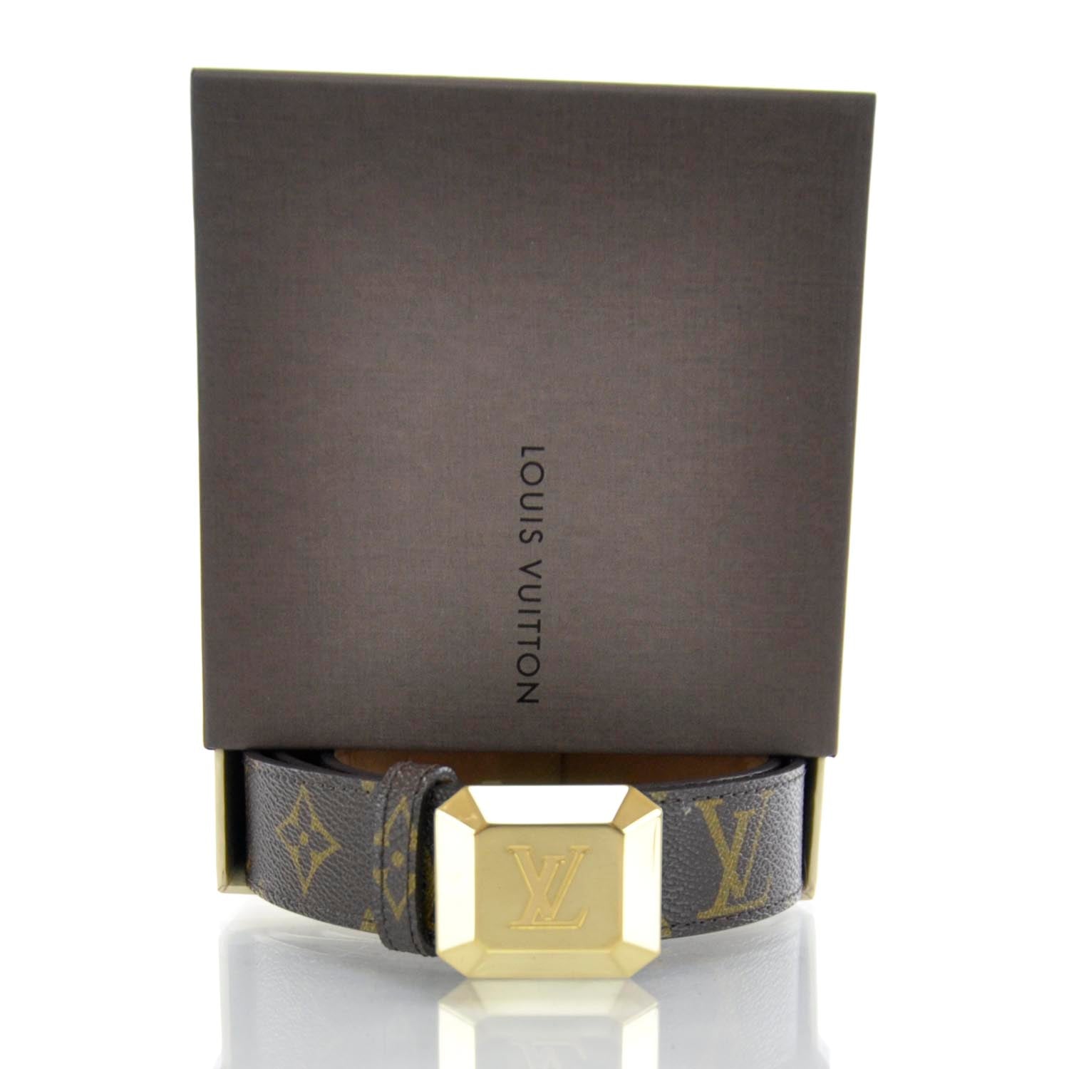 Louis Vuitton Monogram Cabochon Belt Buckle 7 of 7