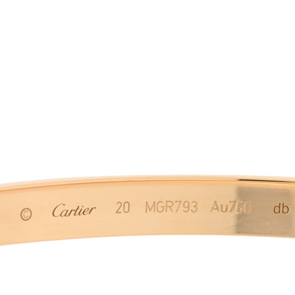 Cartier 18K Yellow Gold LOVE Bracelet 20 3 of 5