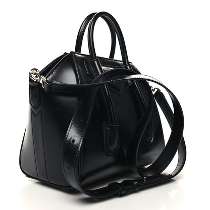 Givenchy Box Calfskin Mini Lock Antigona Shoulder Bag Black 3 of 11