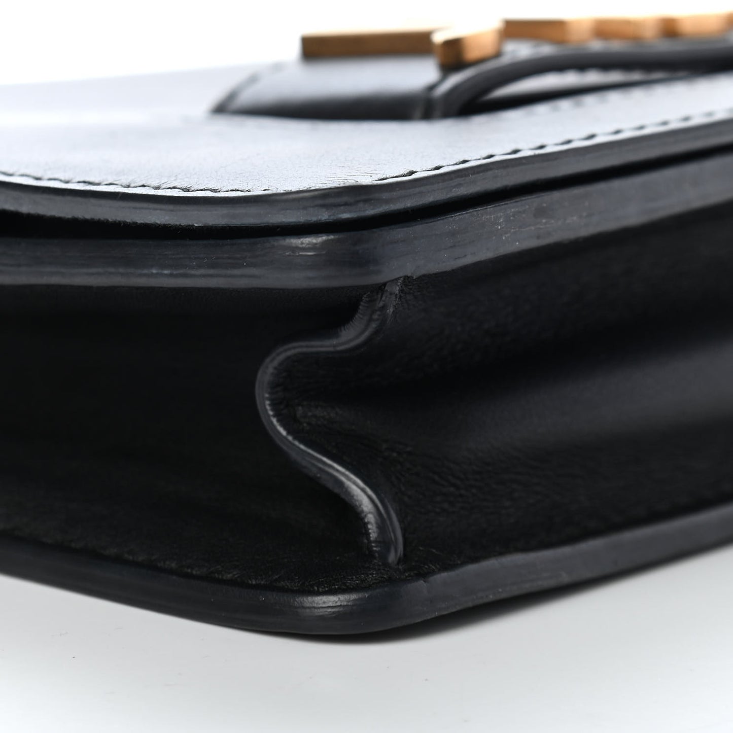 Calfskin J'Adior Chain Flap Bag Black
