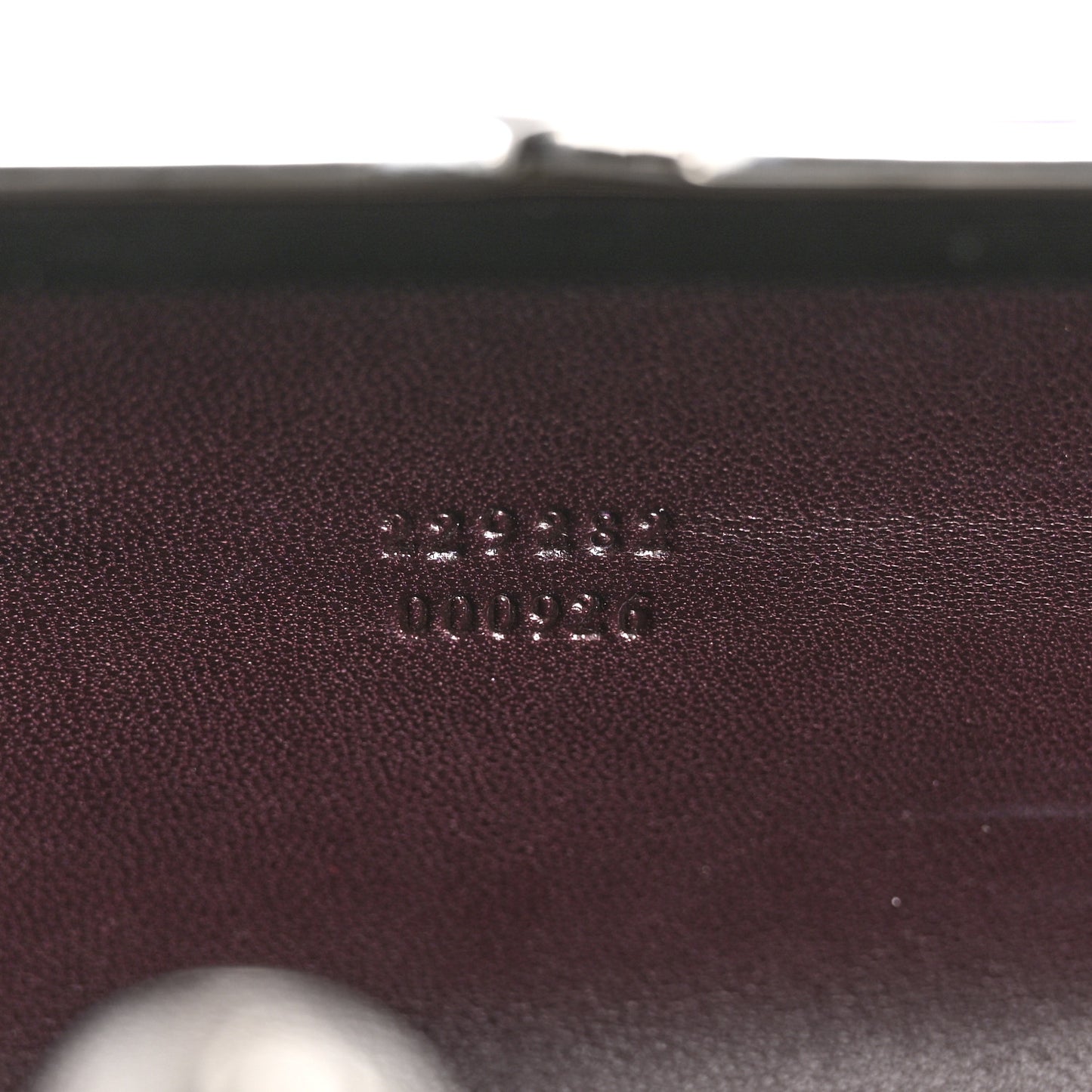 Lambskin Oil Slick Knuckle Box Multicolor
