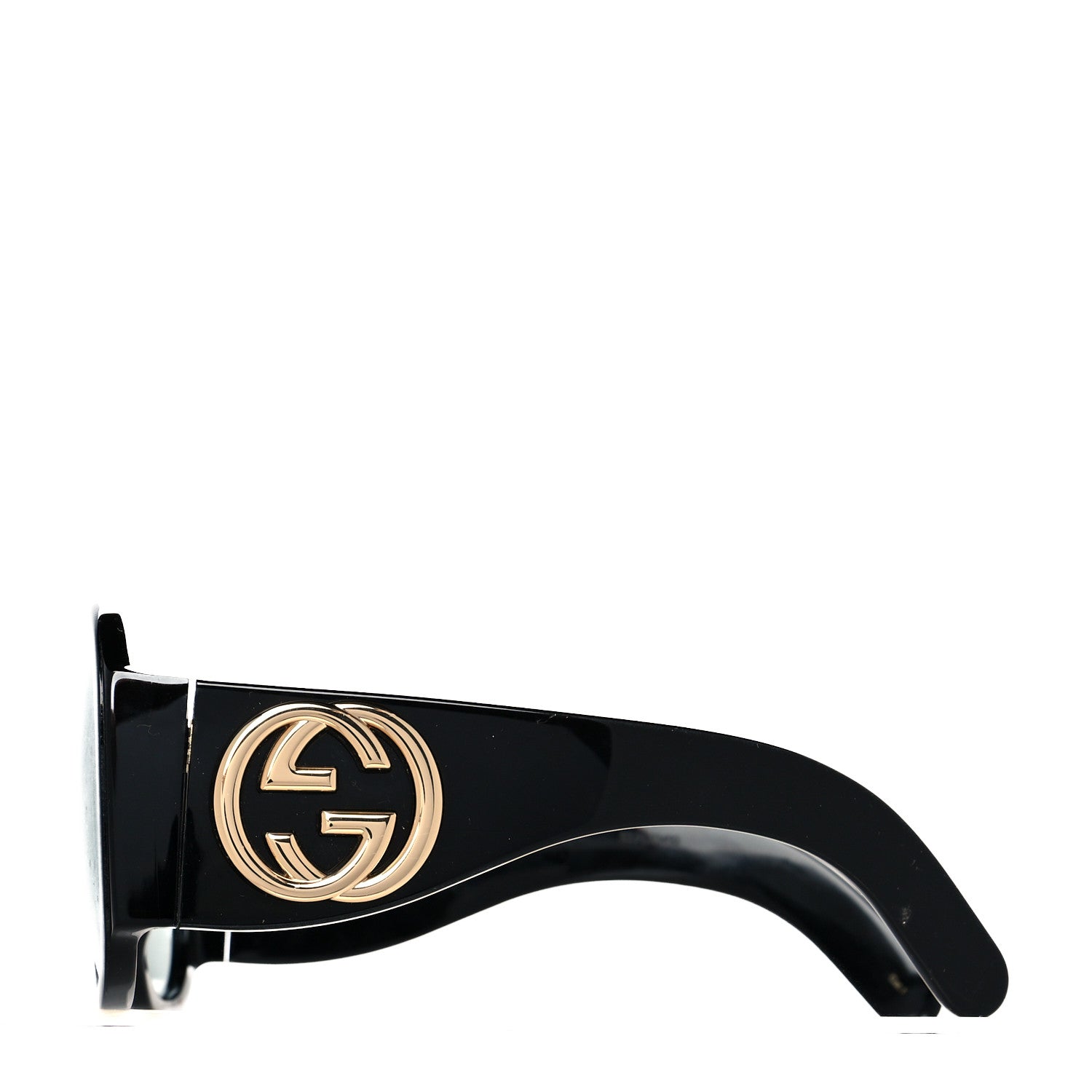 Gucci Oversized Aviator Sunglasses GG0152S Black 3 of 9