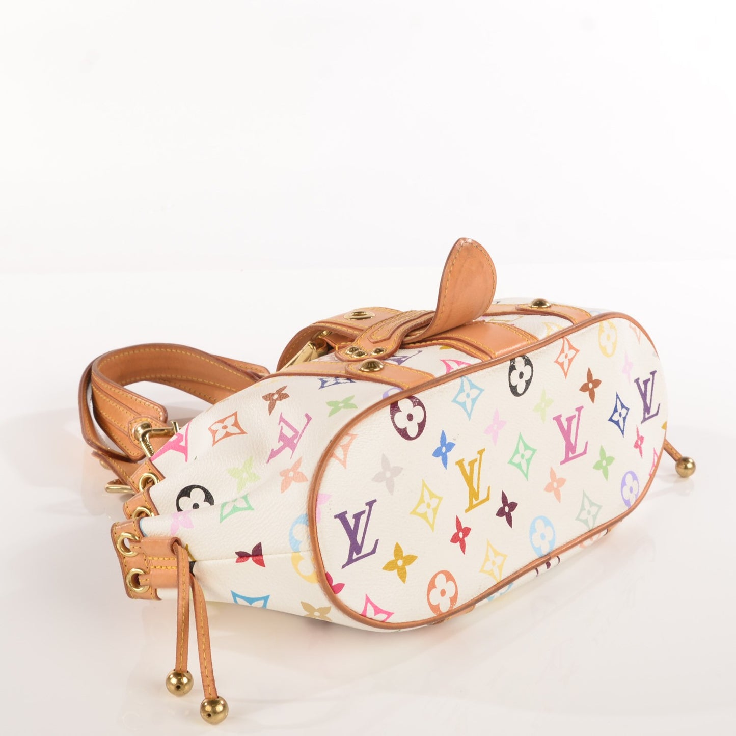 Monogram Multicolor Theda GM White