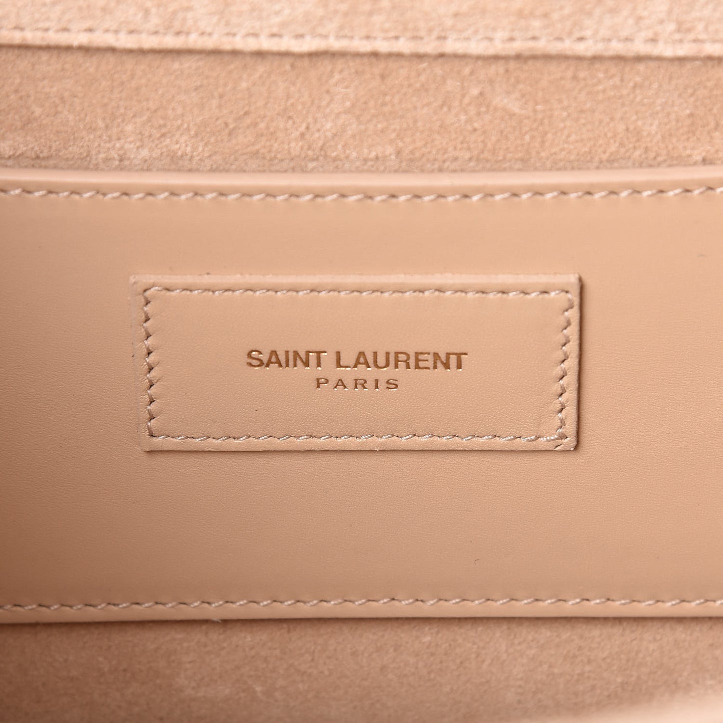 Smooth Calfskin Medium Classic Monogram Kate Tassel Satchel Dark Beige