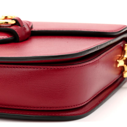 Gucci Azalea Calfskin Horsebit 1955 Shoulder Bag New Cherry Red 10 of 10