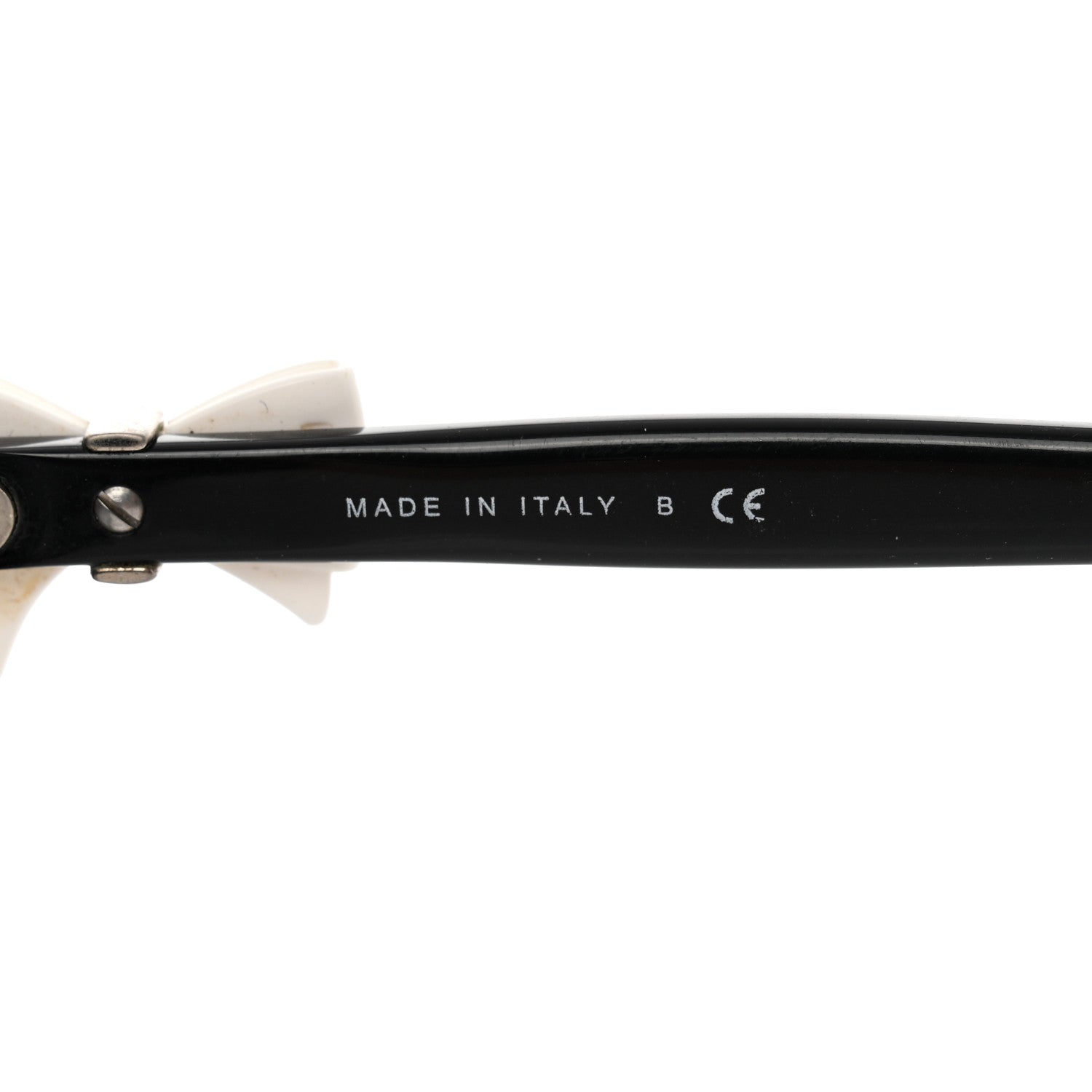 Chanel CC Bow Sunglasses 5171 Black White 6 of 9