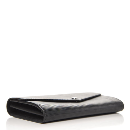 Louis Vuitton Epi Sarah Wallet NM Black 4 of 7