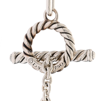 David Yurman Sterling Silver 18K Yellow Gold Wellesley Long Chain Link Necklace 4 of 4