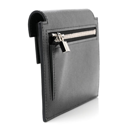 Hermes Epsom Kelly Pocket Compact Wallet Black 3 of 8