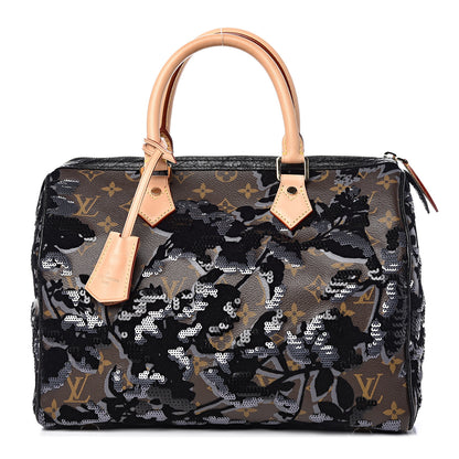 Louis Vuitton Monogram Fleur De Jais Sequins Speedy 30 1 of 10