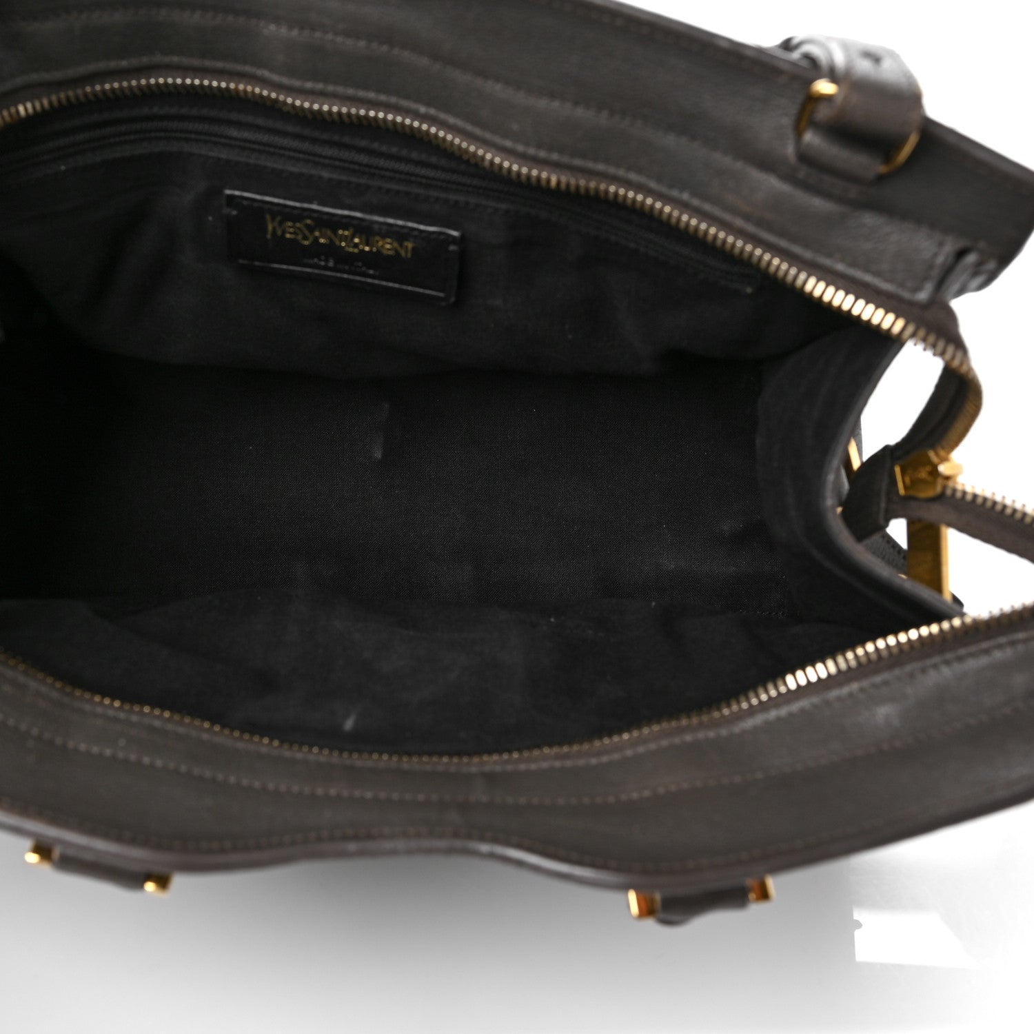 Saint Laurent Sheepskin Small Cabas ChYc Grey 5 of 15