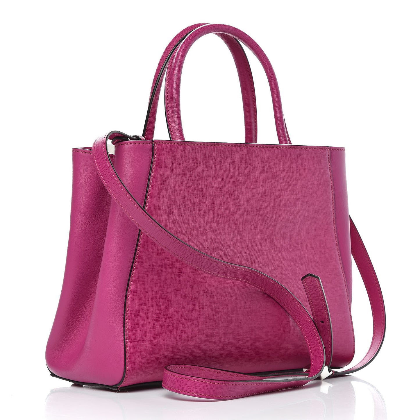 Vitello Elite Petite 2Jours Tote Magenta