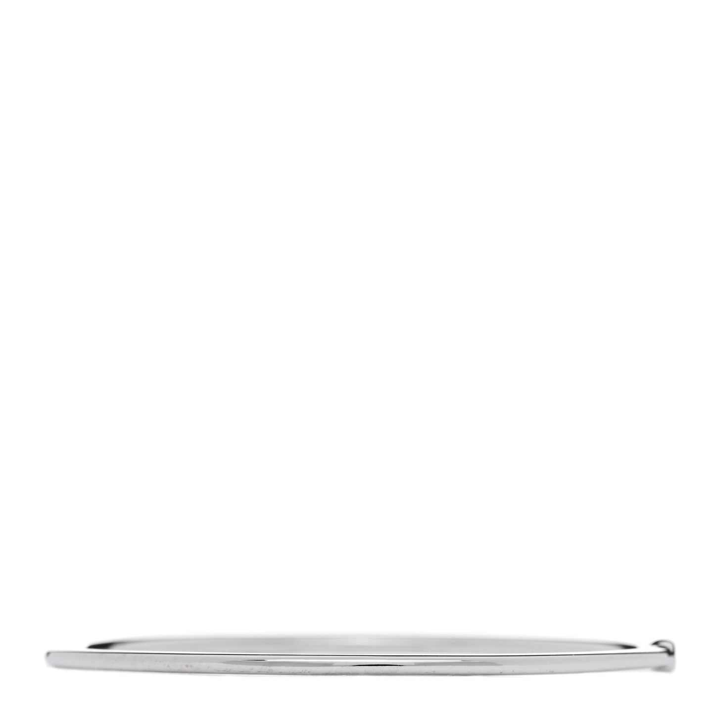 18K White Gold Diamond Metro Bangle Bracelet