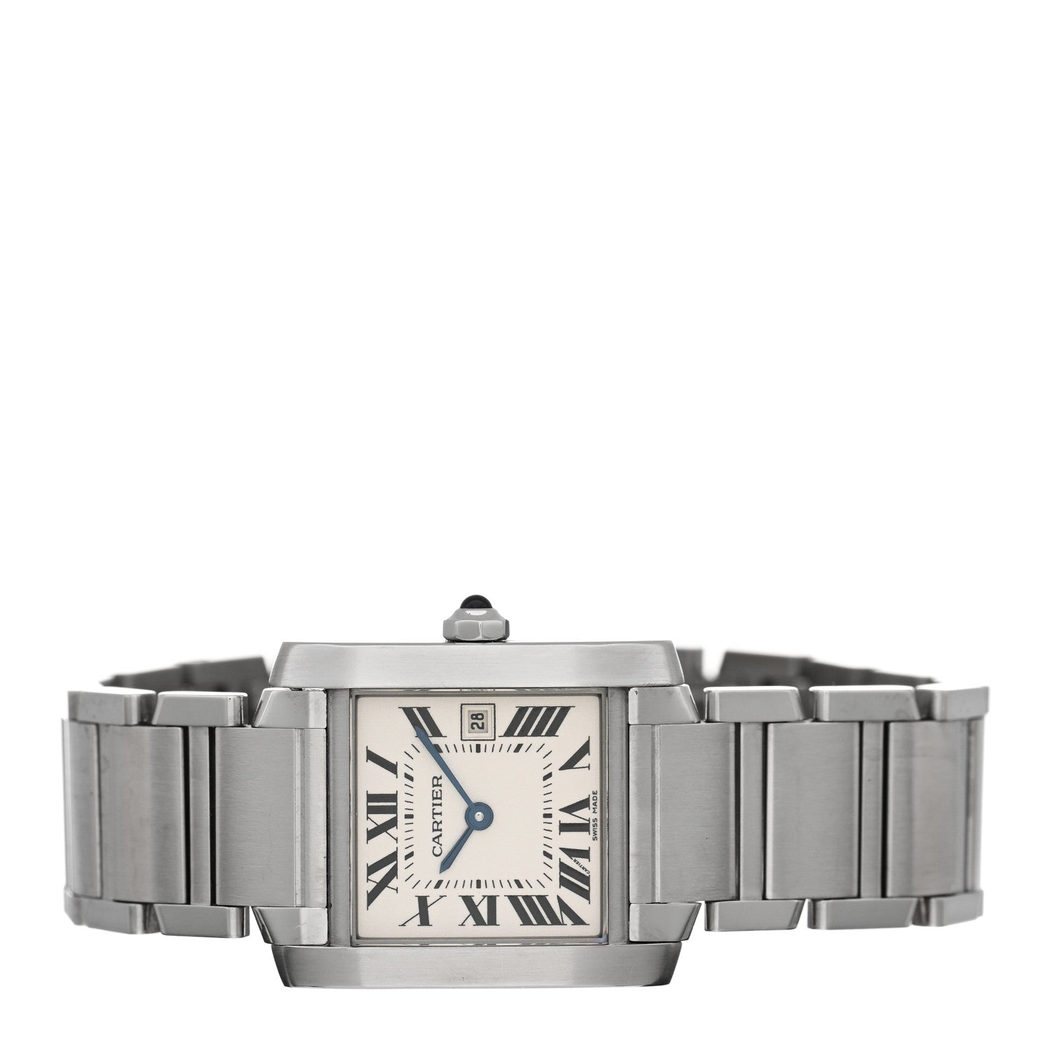 Cartier Stainless Steel 25mm Tank Francaise Quartz Watch 2 of 5