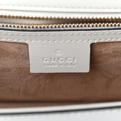 Gucci Calfskin Small Sylvie Shoulder Bag White 6 of 9