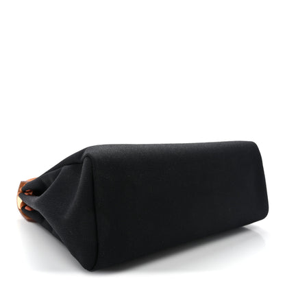 Hermes Military Toile Vache Hunter Herbag Zip Retourne 31 PM Black Fauve 4 of 10