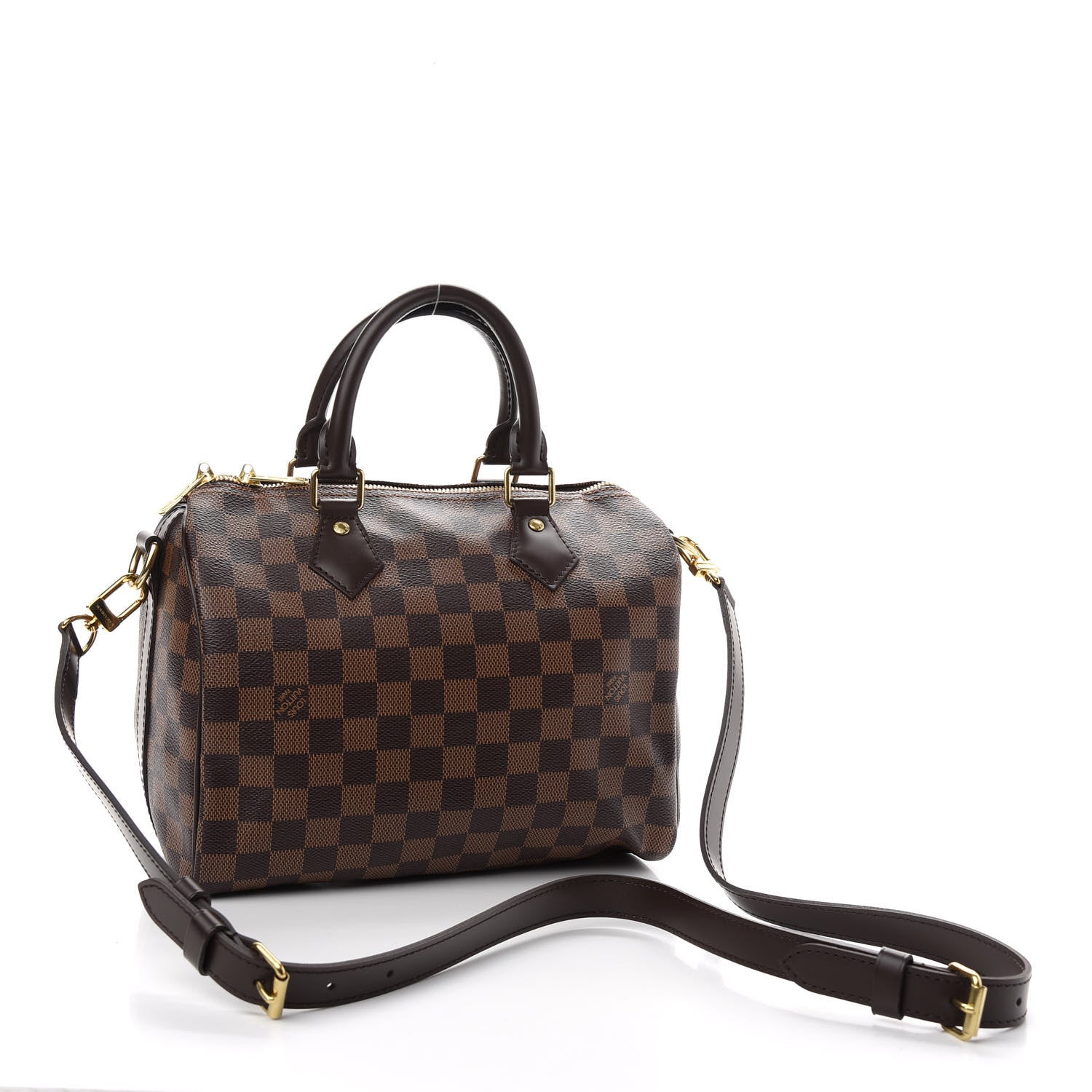 Louis Vuitton Damier Ebene Speedy Bandouliere 25 3 of 9