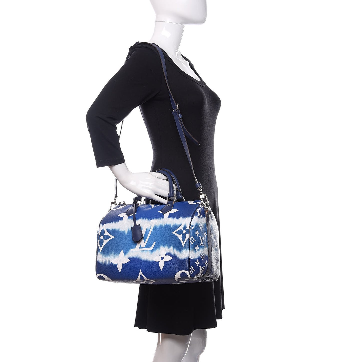 Monogram Escale Speedy Bandouliere 30 Blue
