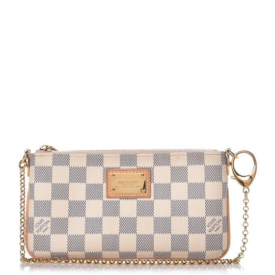 Louis Vuitton Damier Azur Pochette Milla MM 1 of 8