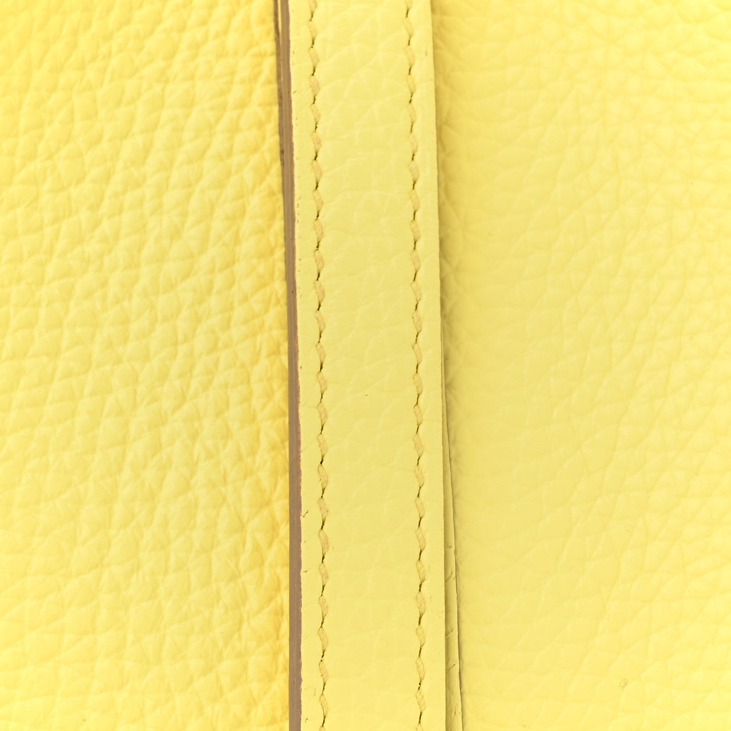 Hermes Taurillon Clemence Ostrich Touch Picotin Lock 18 PM Limoncello 8 of 11
