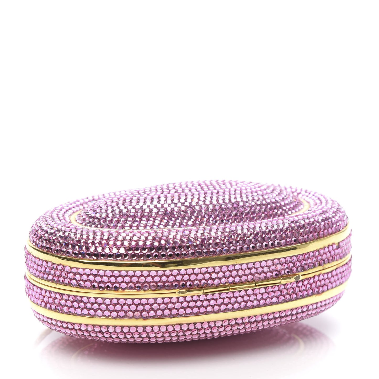 Swarovski Crystal Minaudière Clutch Pink