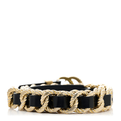 Gucci Calfskin Torchon Double G Chain 25mm Belt 90 36 Black 2 of 4