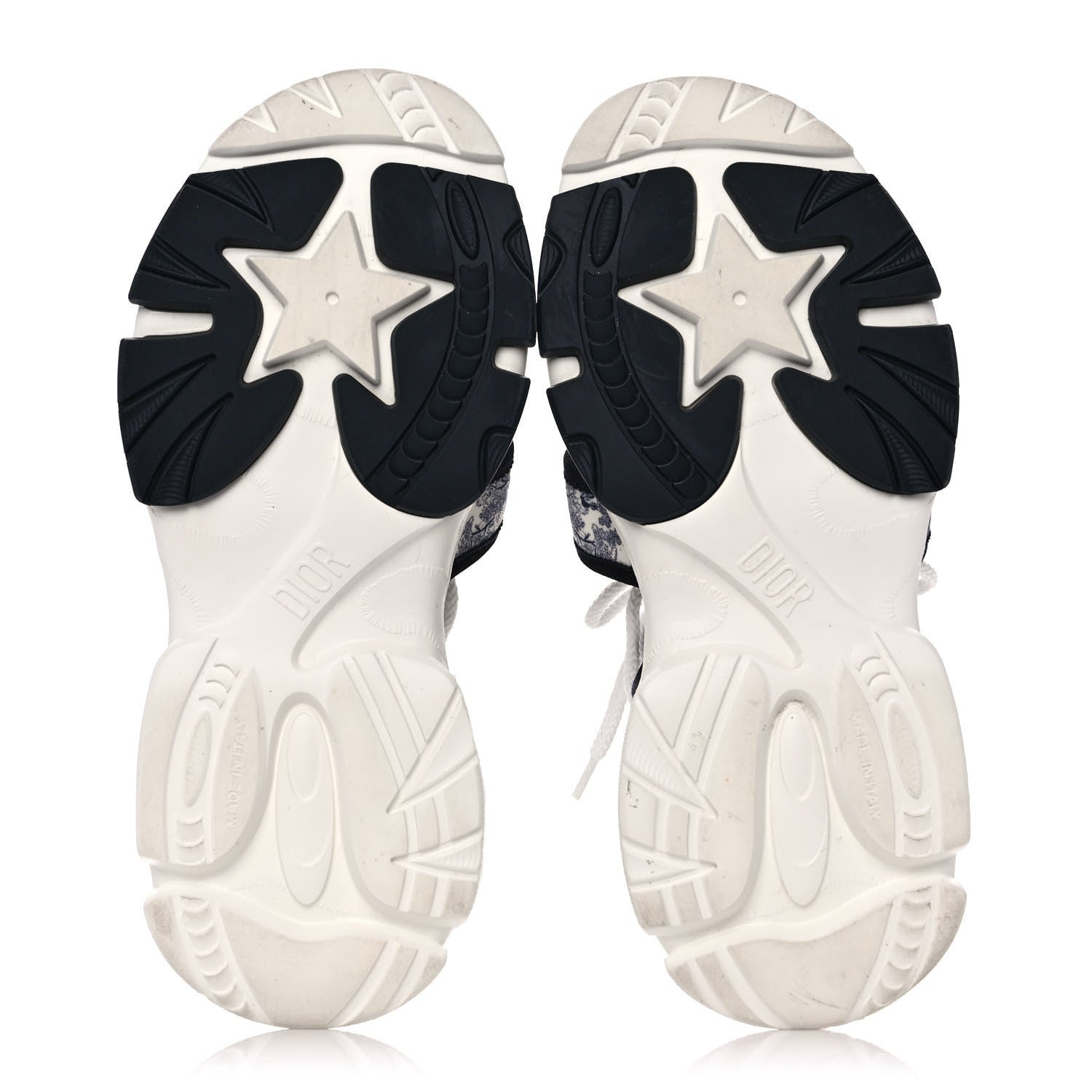 Christian Dior Technical Fabric Toile de Jouy D-Connect Sandals 38 Blue 6 of 10