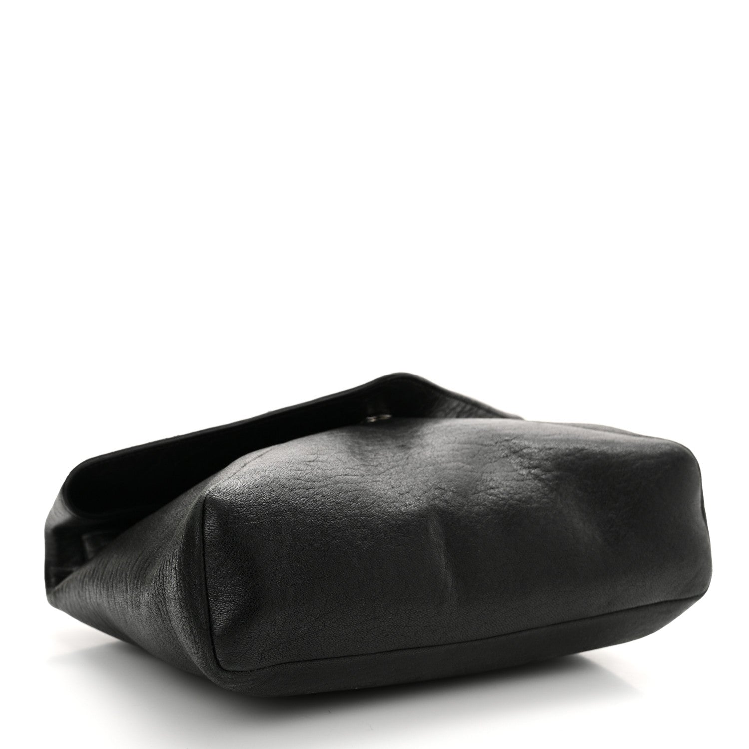 Saint Laurent Lambskin Monogram Large Pouch On Strap Black 5 of 17