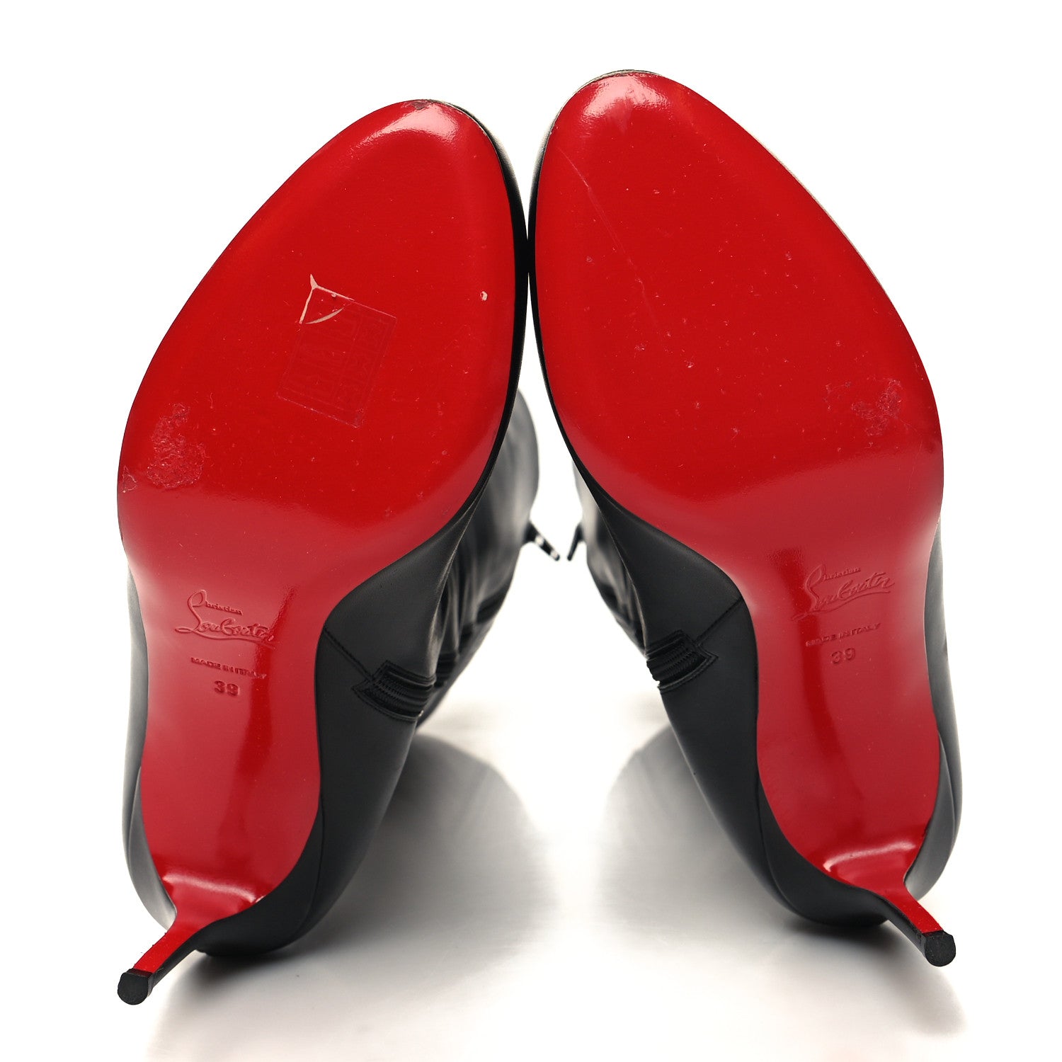 Christian Louboutin King Calfskin Fifi Botta 85 Boots 39 Black 5 of 7