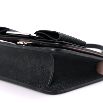 Salvatore Ferragamo Rainbow Glitter Mini Vara Bow Crossbody Bag Black 7 of 11