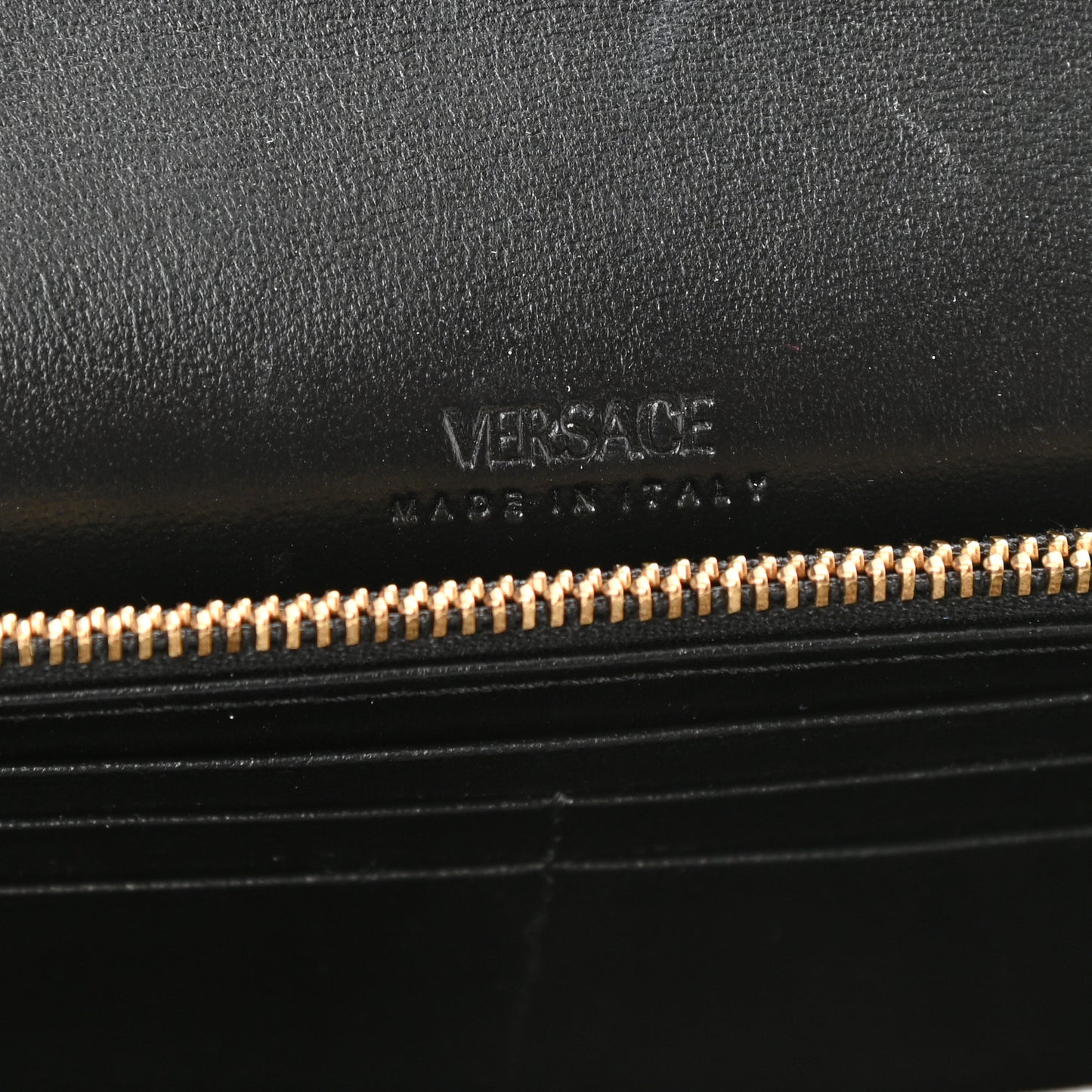 Calfskin Greca Goddess Mini Bag Black