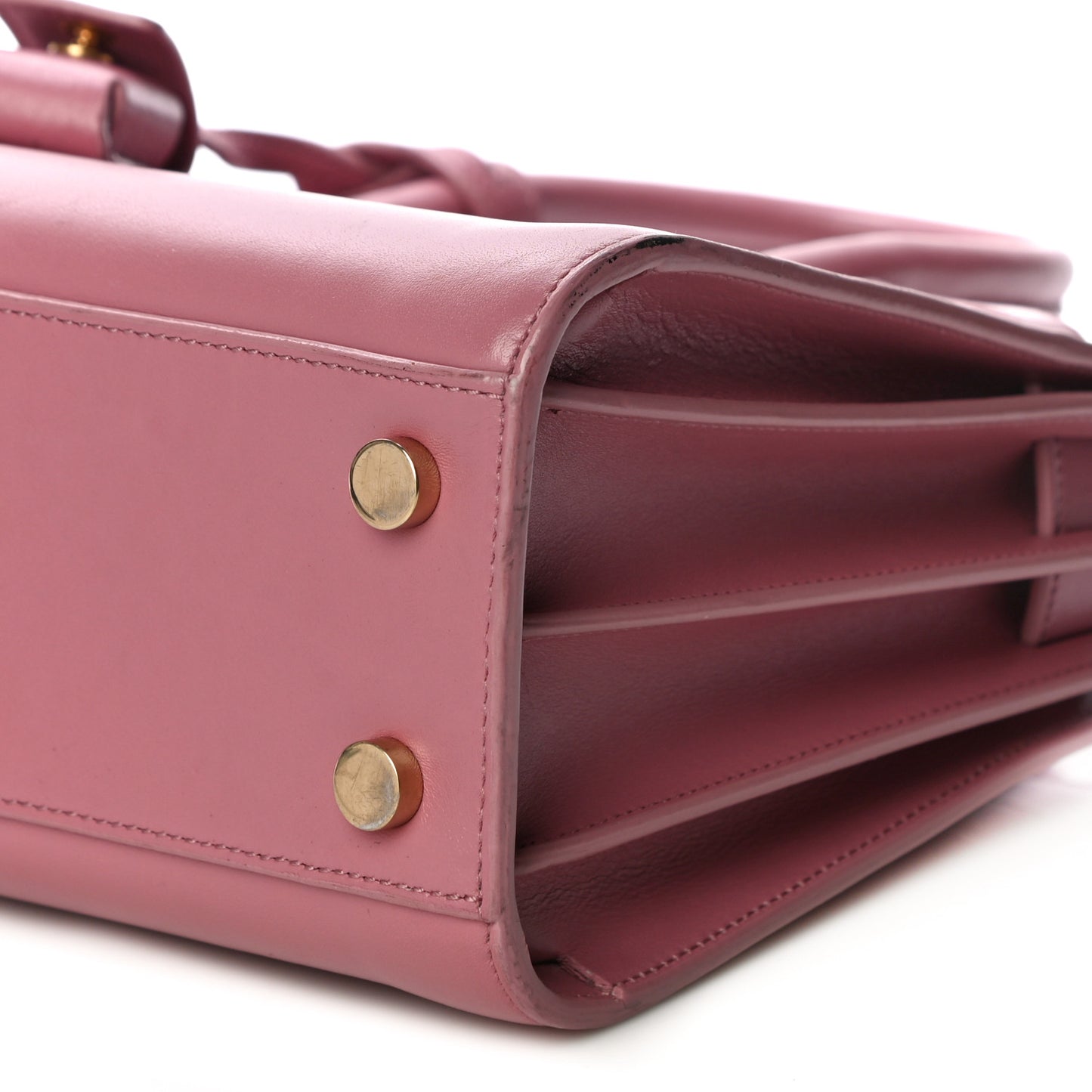 Calfskin Nano Sac De Jour Rose Dark