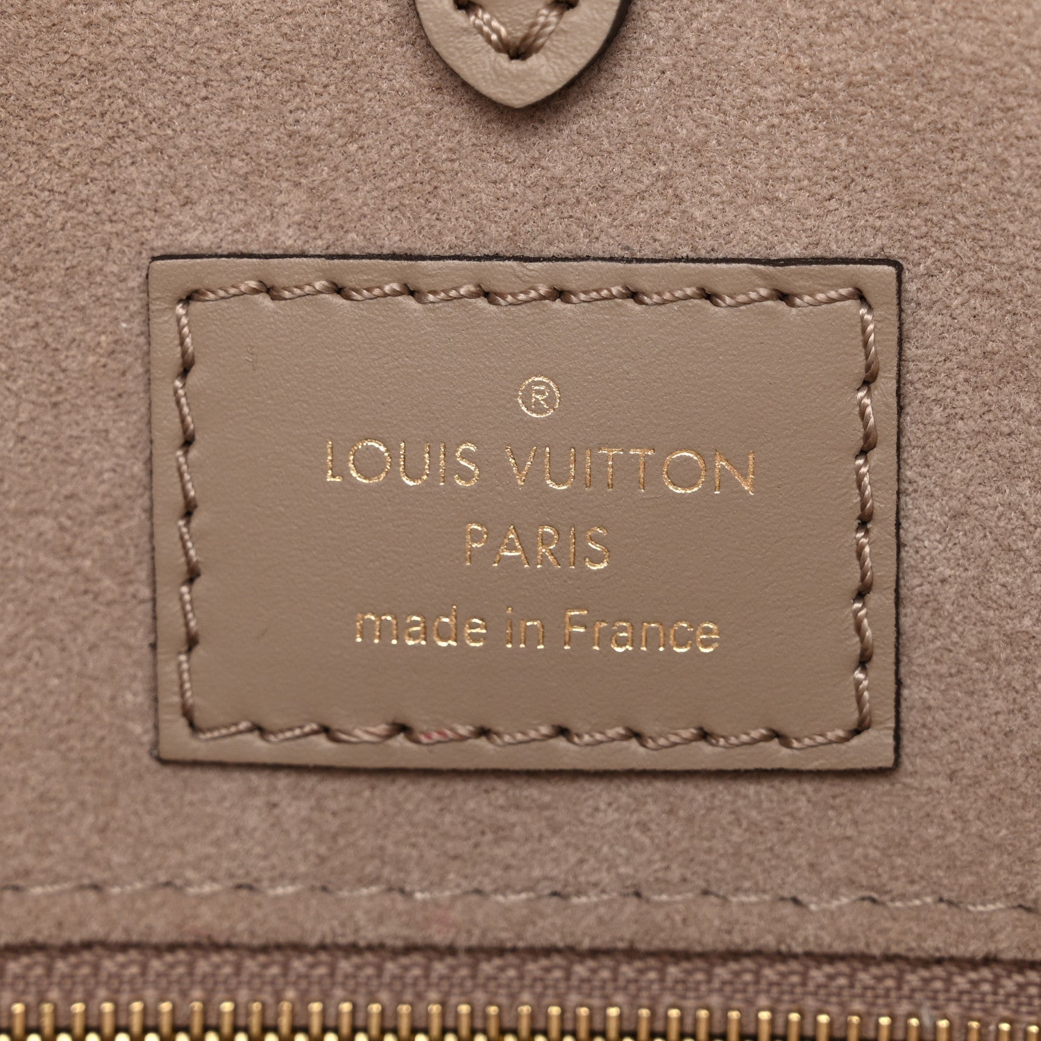 Louis Vuitton Empreinte Monogram Giant Onthego MM Tourterelle Creme 6 of 10