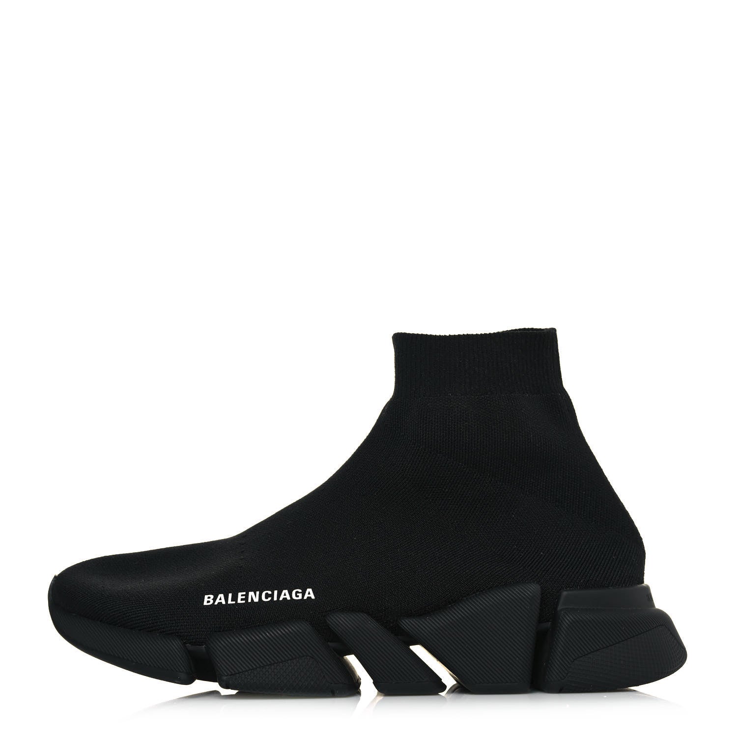 Balenciaga Technical 3D Recycled Knit Mens Speed 2.0 Sneakers 41 Monocolor Black 1 of 8