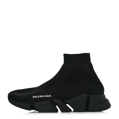 Balenciaga Technical 3D Recycled Knit Mens Speed 2.0 Sneakers 41 Monocolor Black 1 of 8