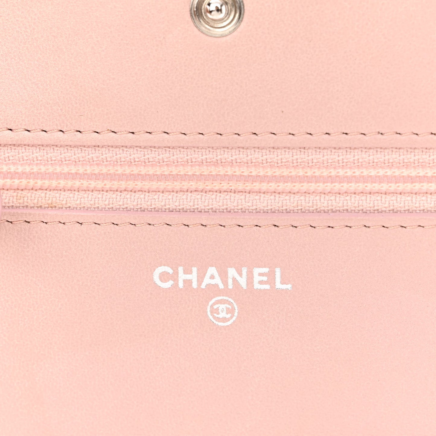 Lambskin Quilted Boy Wallet On Chain WOC Pink
