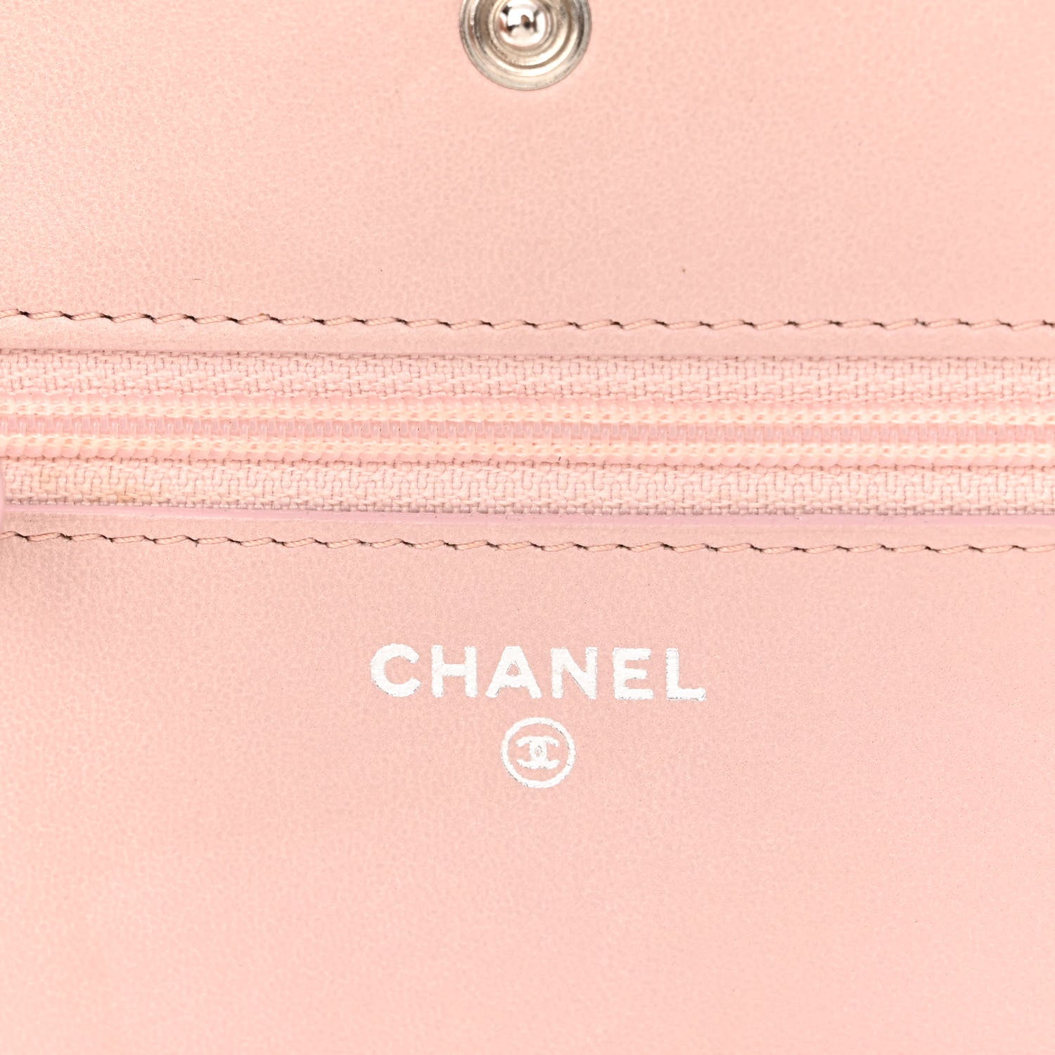 Chanel Lambskin Quilted Boy Wallet On Chain WOC Pink 6 of 13